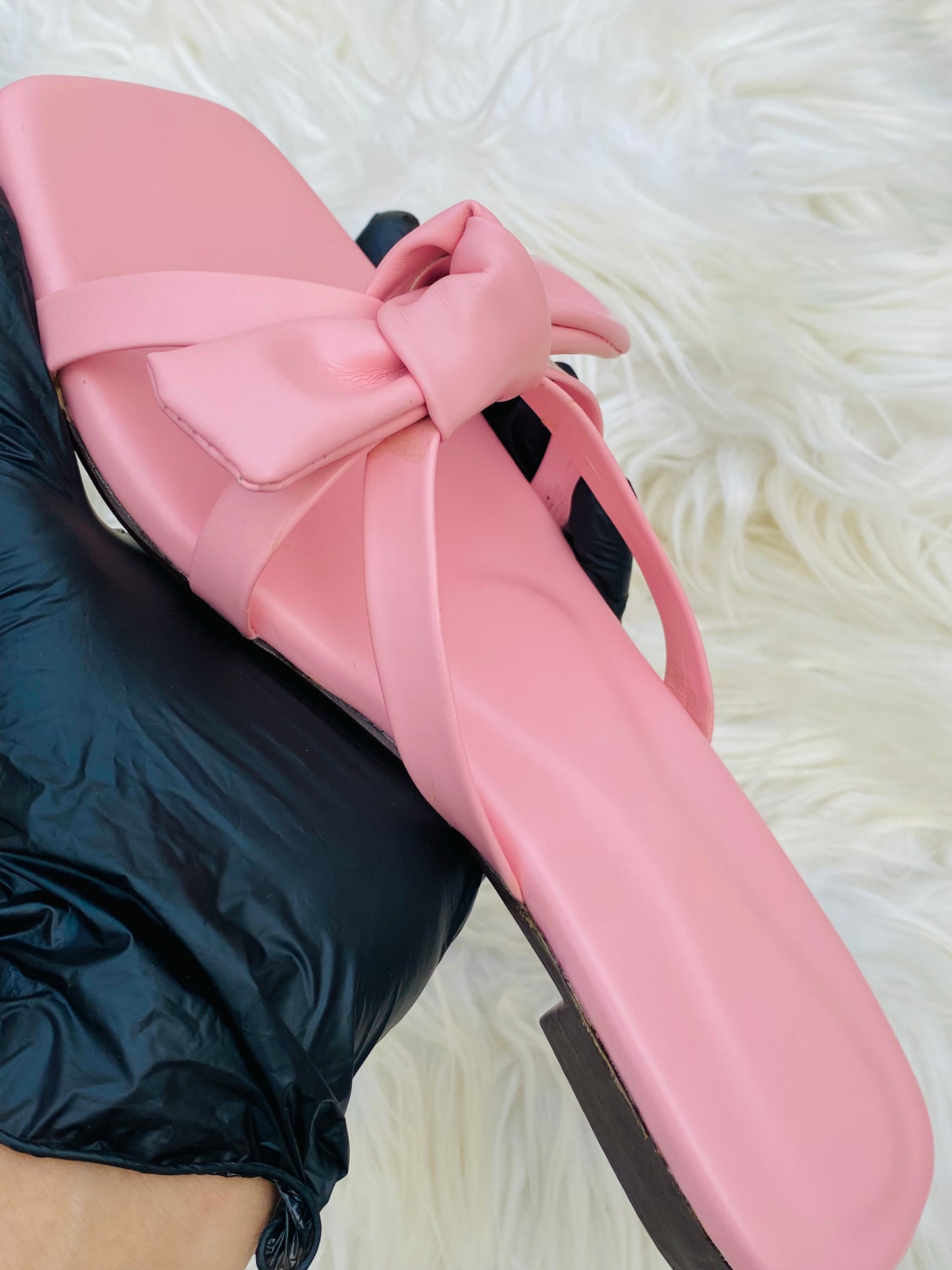 Pink Bow Flat