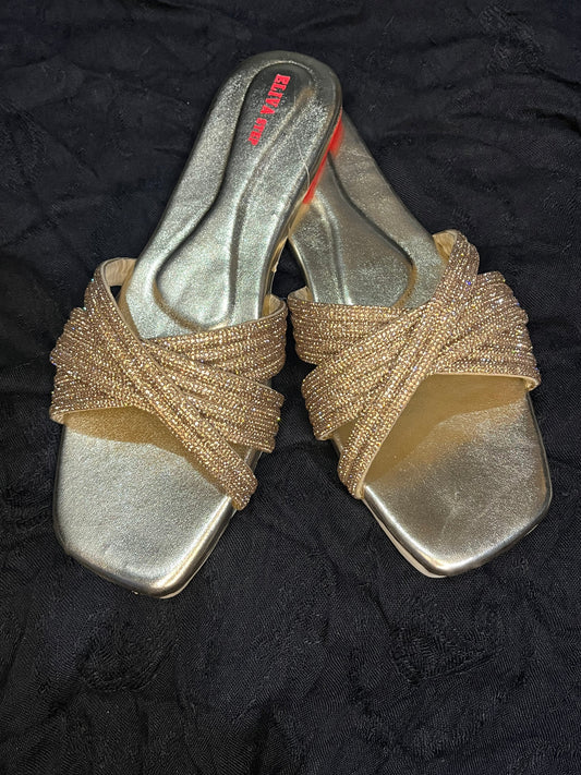 Glitter Slip-ons