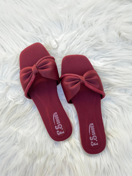 Bow Slippers