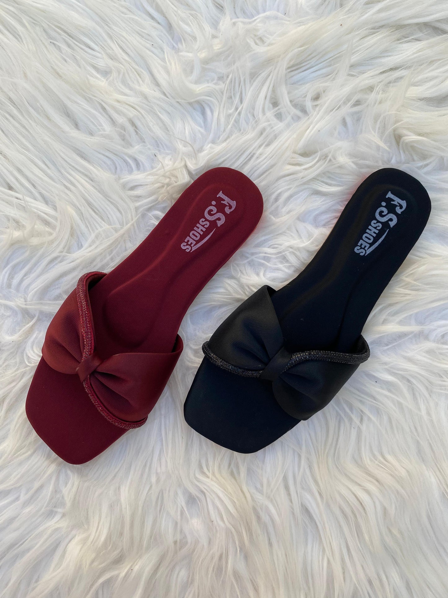 Bow Slippers